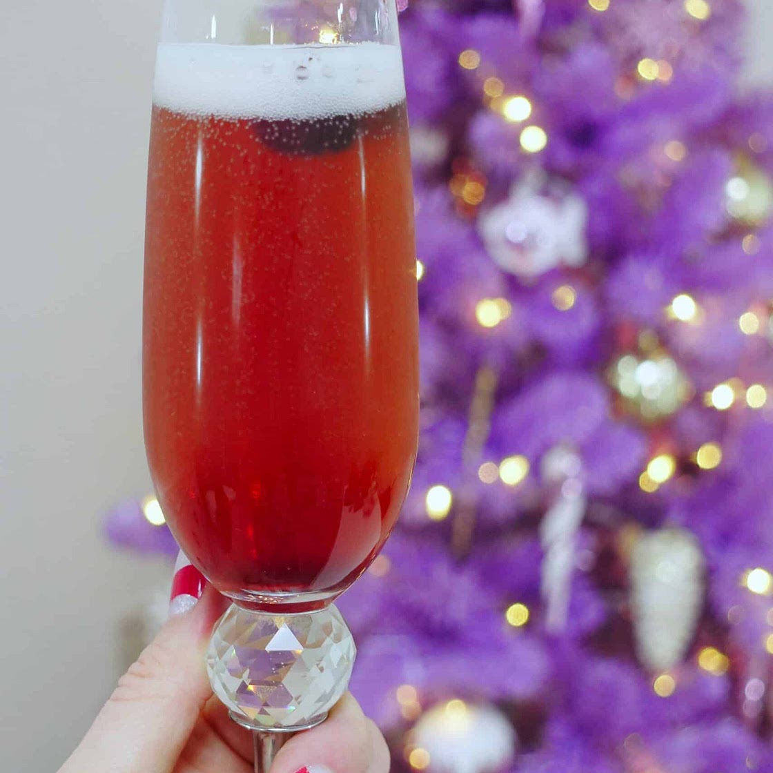 Pomegranate Rosemary Mimosas