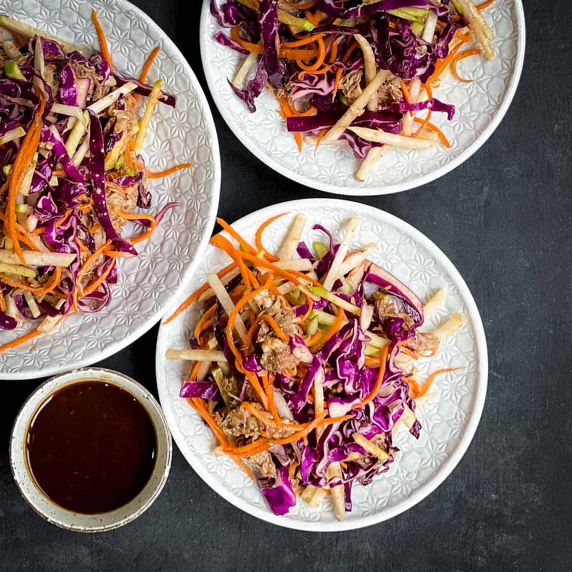 BBQ Pulled Pork Salad