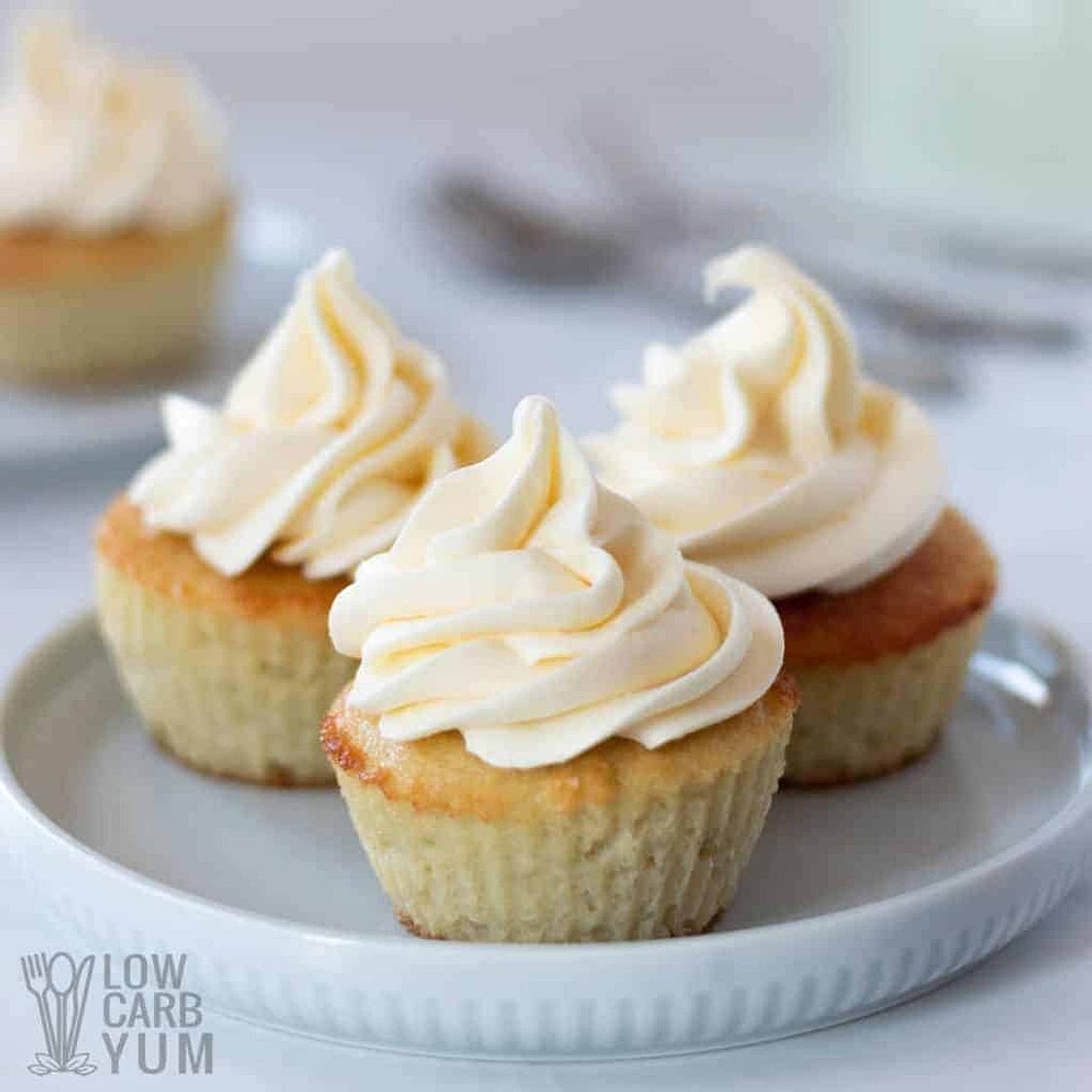 Low Carb Coconut Flour Keto Cupcakes