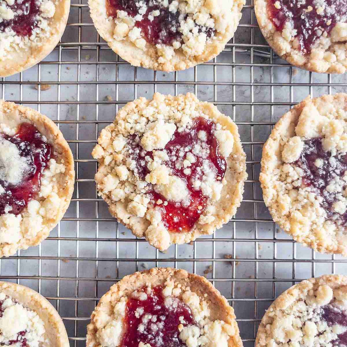 Strawberry Jam Cookies