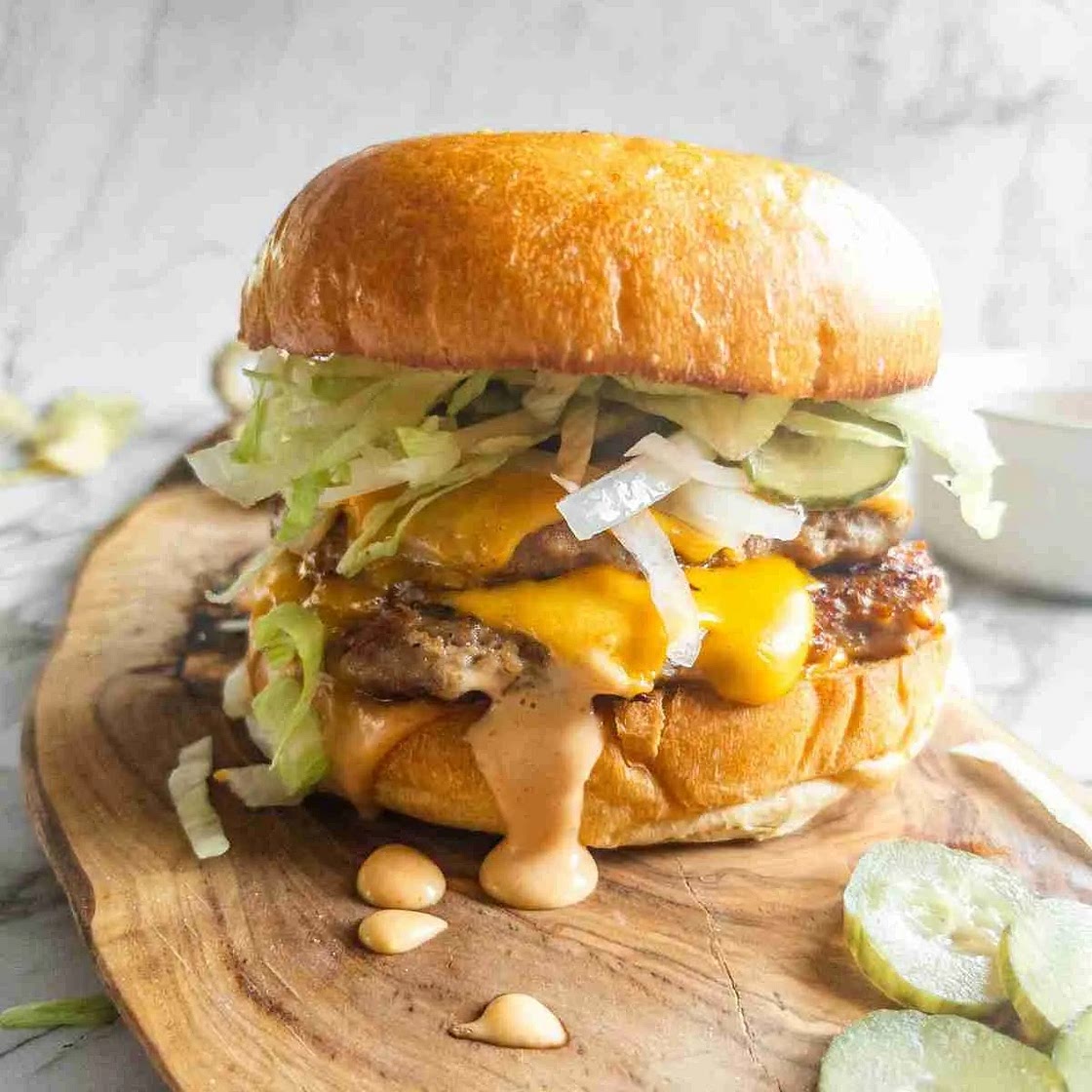 Turkey Smash Burgers with Secret Sauce