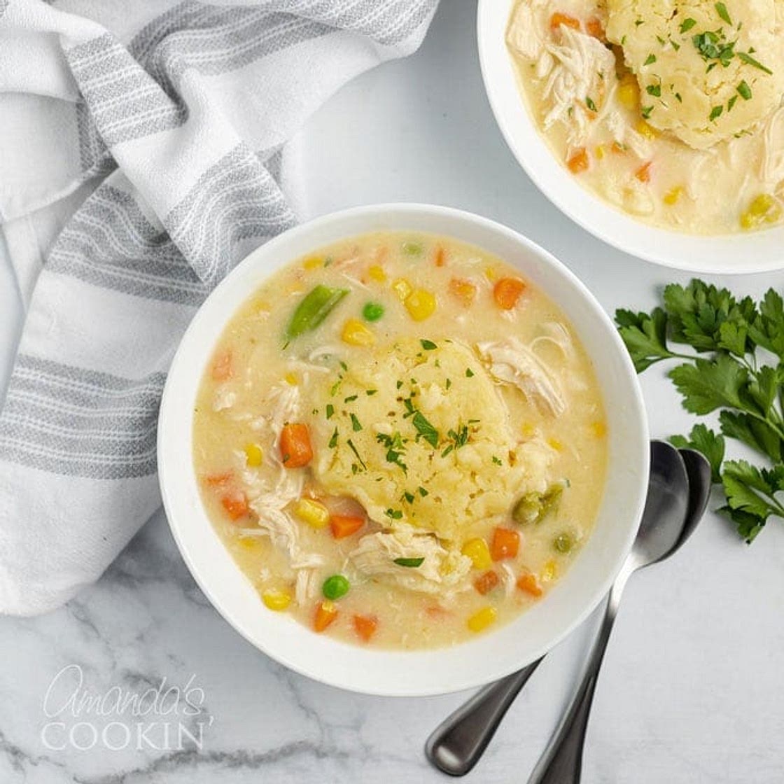 Crockpot Chicken & Dumplings