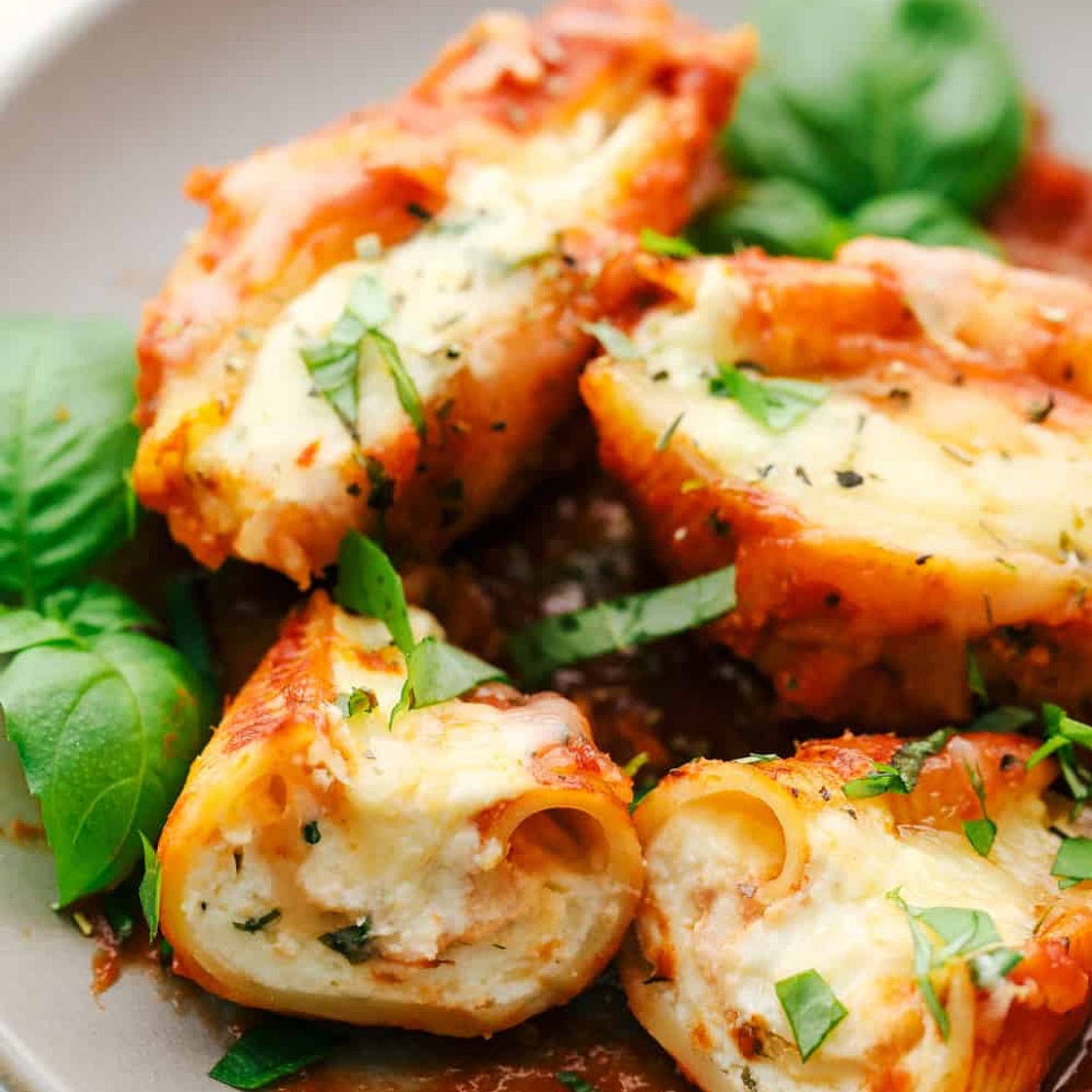 Three Cheese Stuffed Shells Recipe