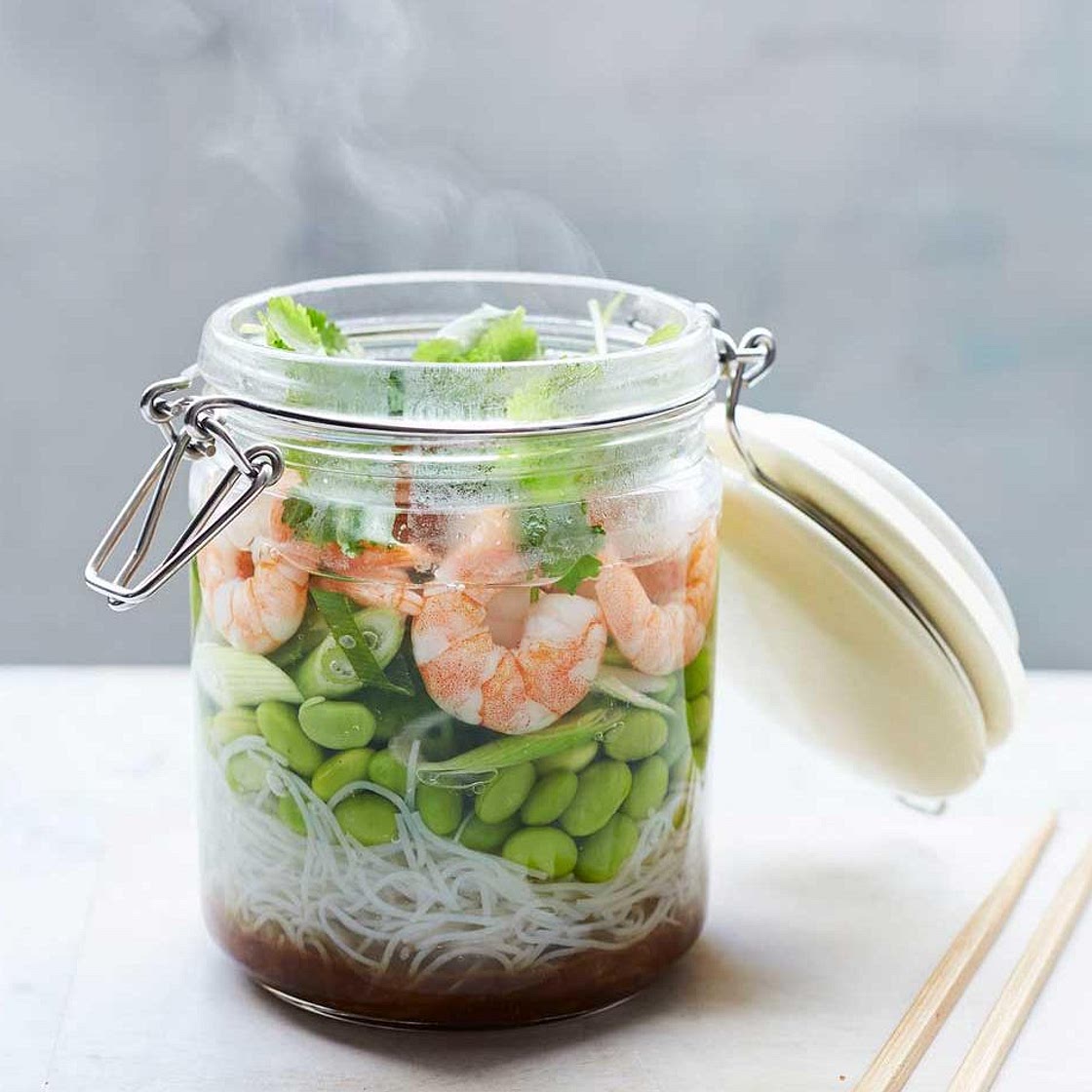 Japanese prawn noodle jar