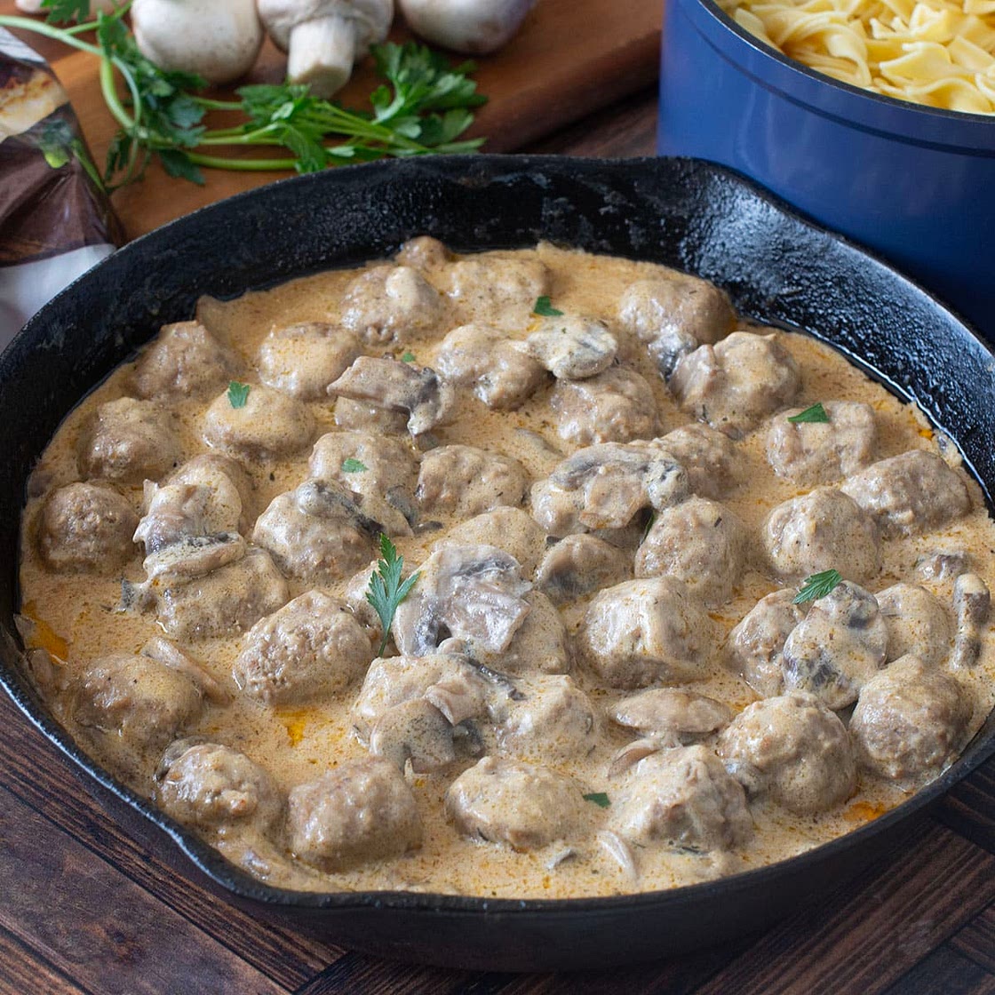 Meatball Stroganoff Recipe