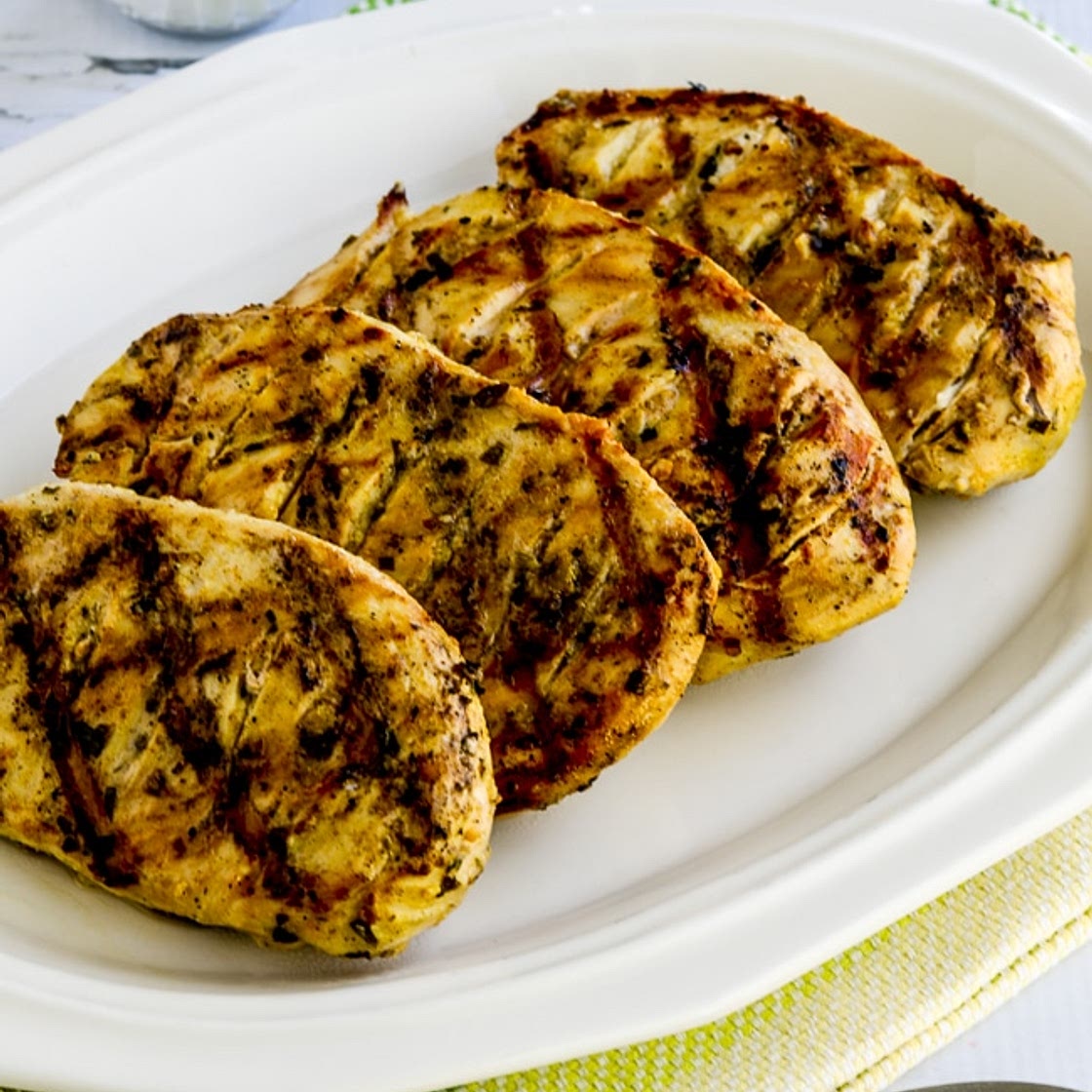 Grilled Tarragon Mustard Chicken