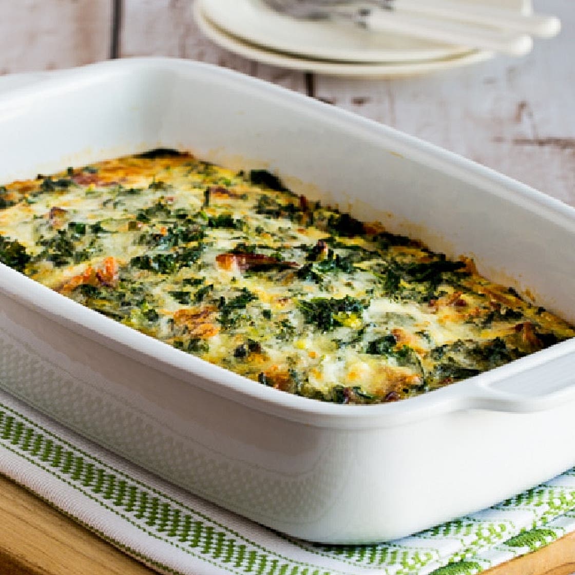 Kale, Bacon, and Cheese Breakfast Casserole