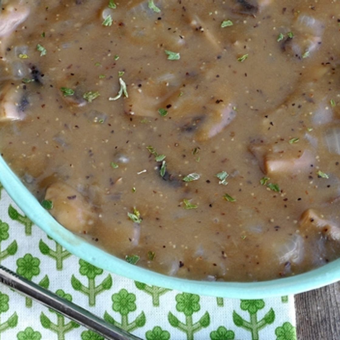 Super Easy Mushroom Gravy