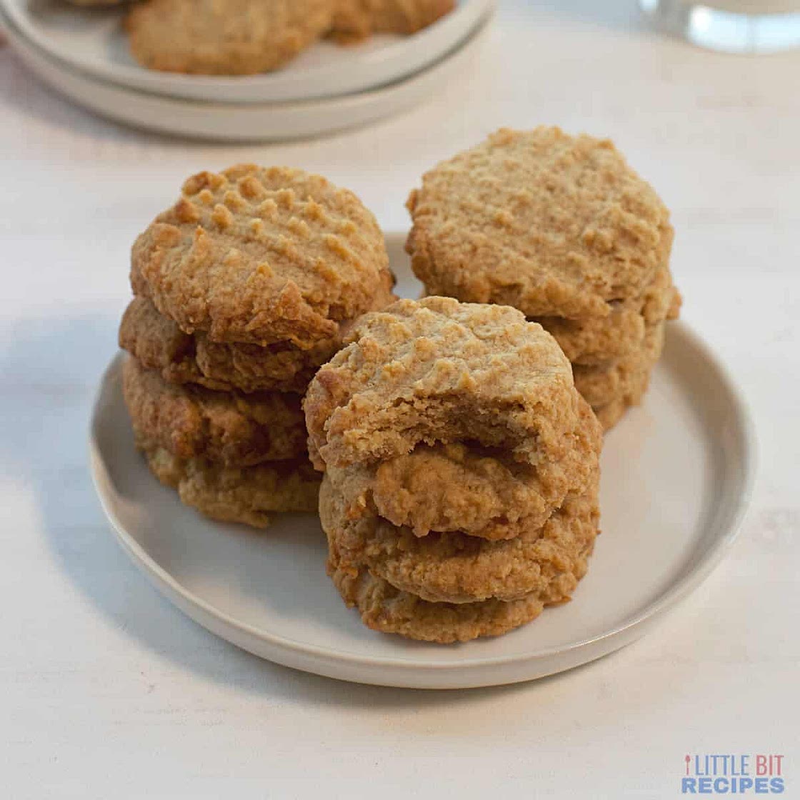 Small Batch Eggless Peanut Butter Cookies