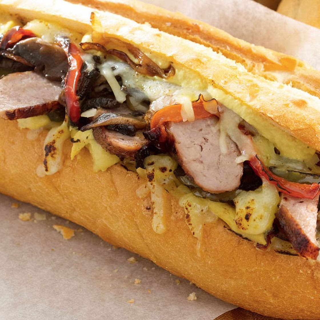 BBQ sausage rolls with balsamic onions