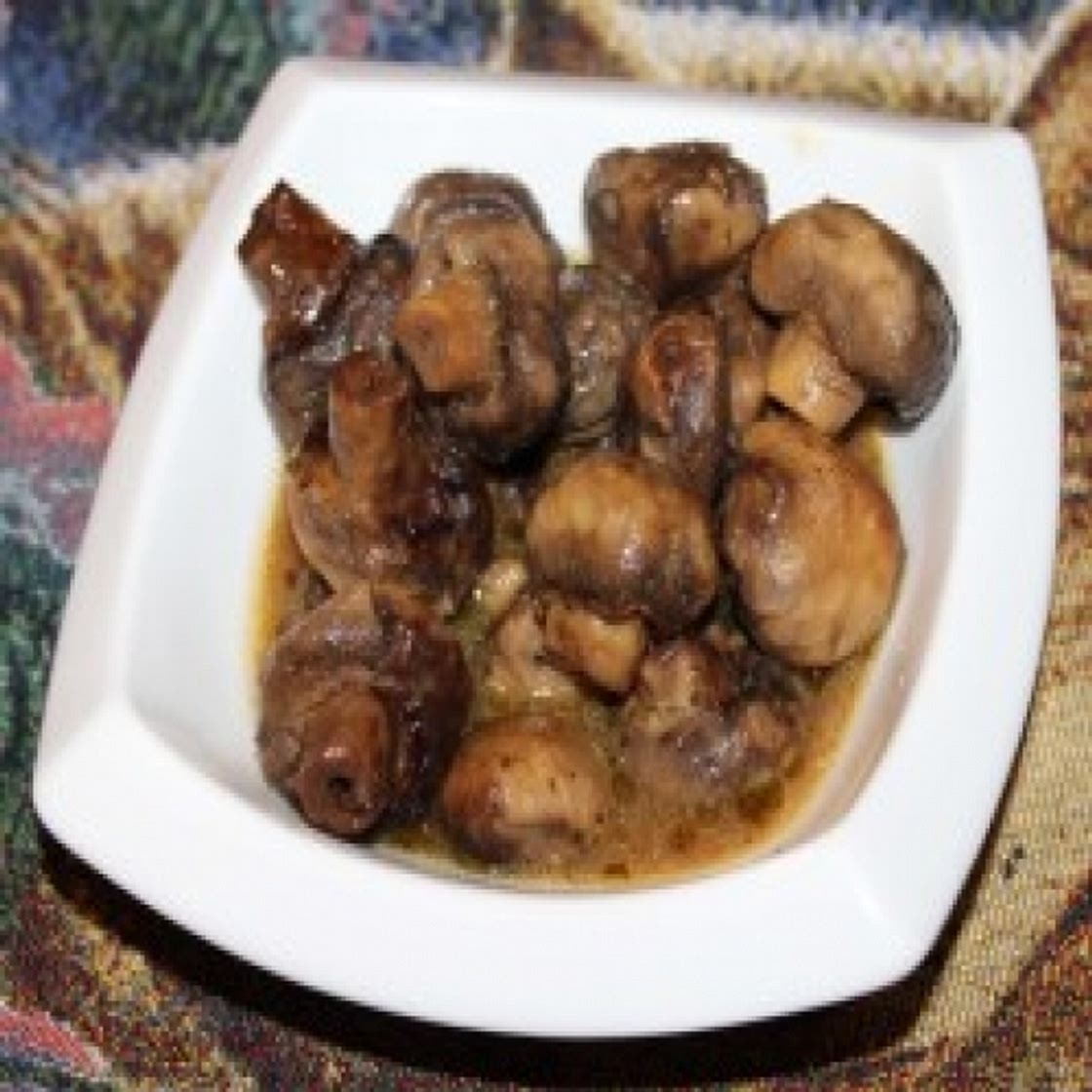 Crockpot Parmesan Ranch Mushrooms