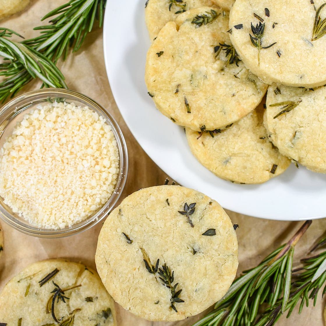 Rosemary Shortbread Cookies