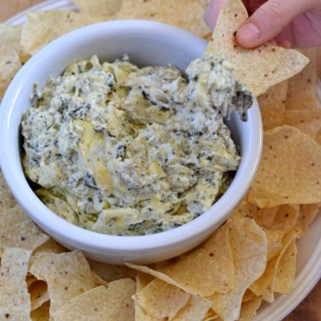 Crock Pot Hot Artichoke Spinach Dip