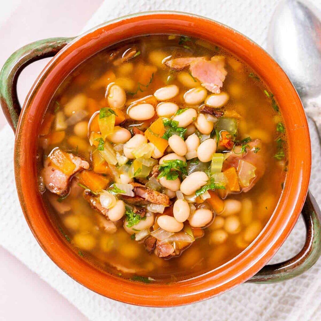 Navy Bean and Ham Soup