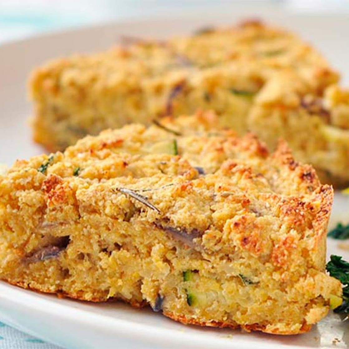 Chickpea Cauliflower Quiche