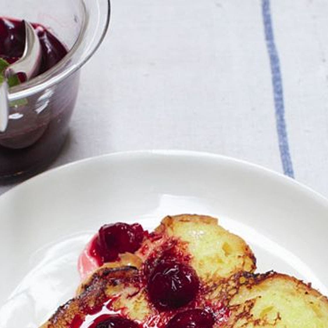 Rachel Khoo's French Toast With Cherry Compote Recipe