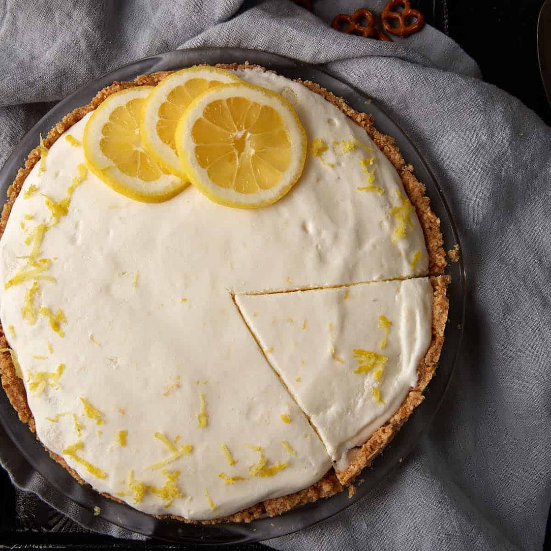 No-Bake Lemon Chiffon Pie