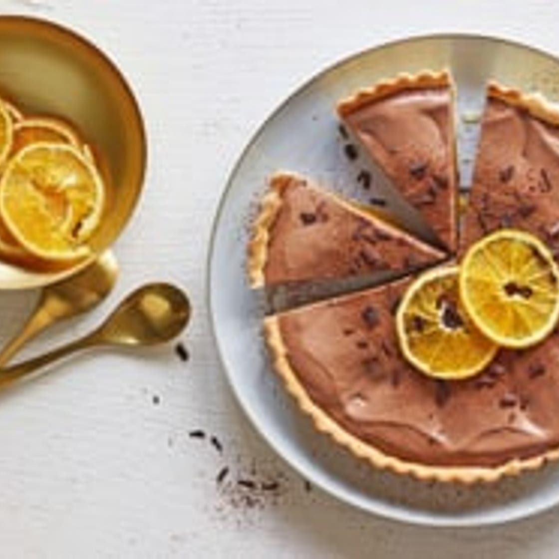 Schokolade-Orangen-Tarte