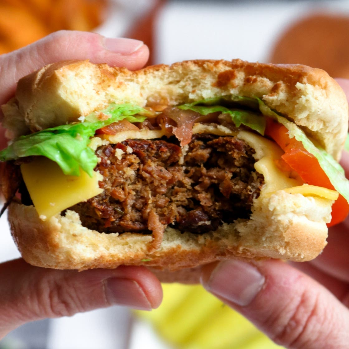 Vegan Hamburgers (Beyond Meat copycat)