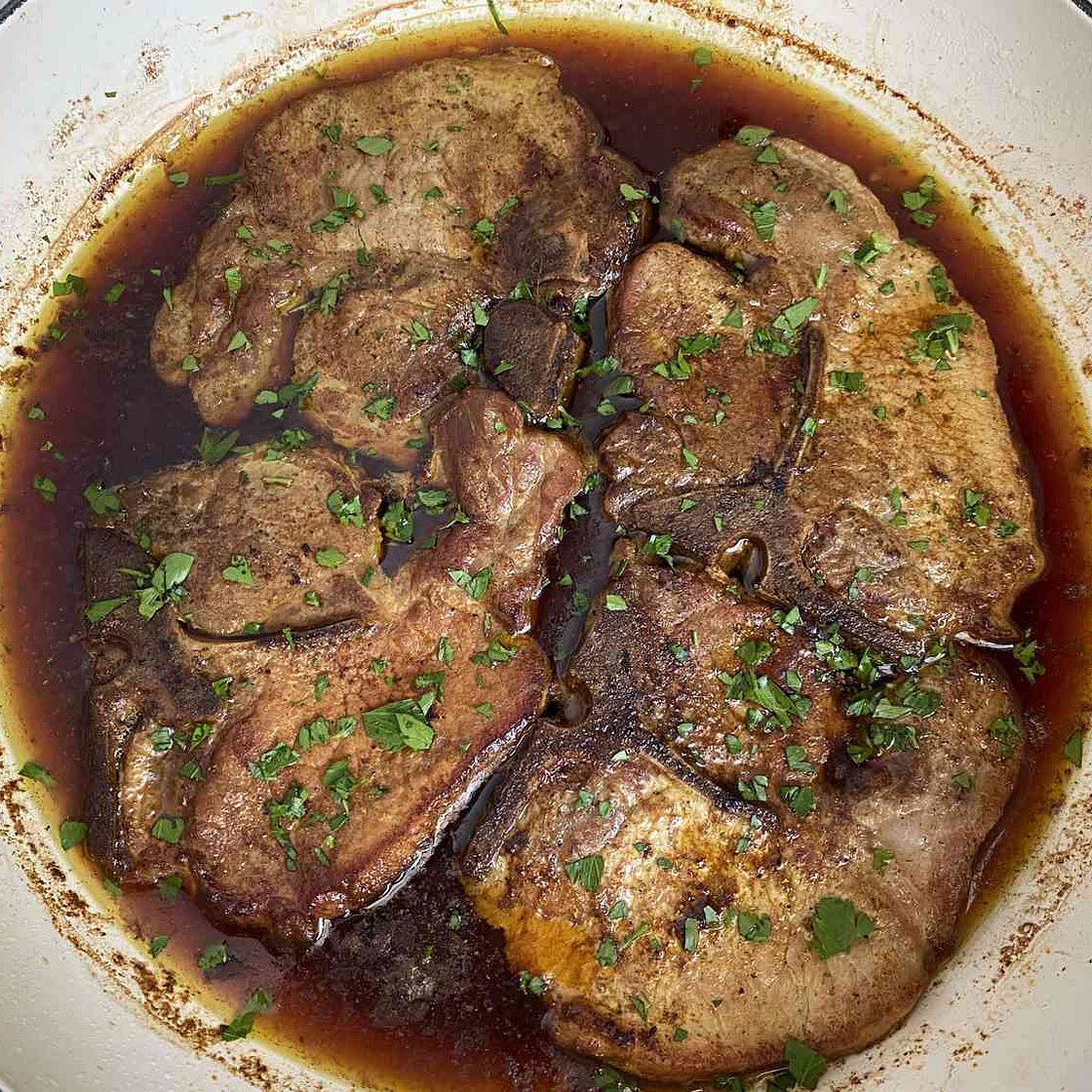 Simmered Stovetop Pork Chops