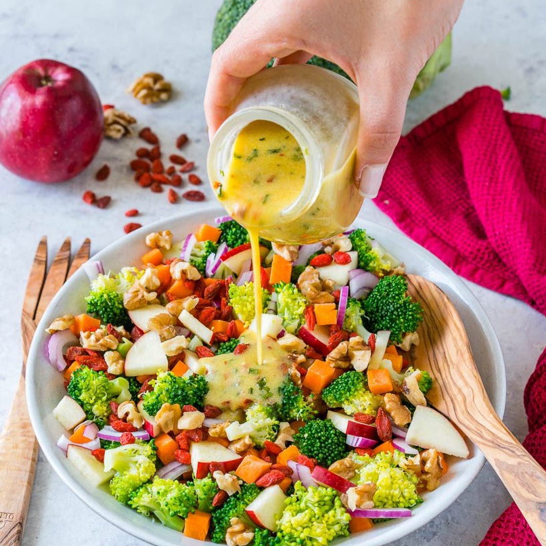 Broccoli + Crisp Apple Salad