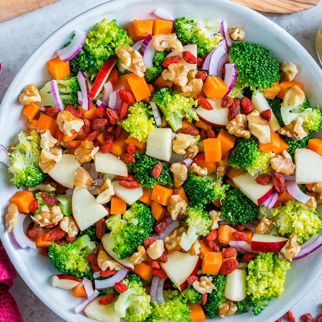 Broccoli + Crisp Apple Salad
