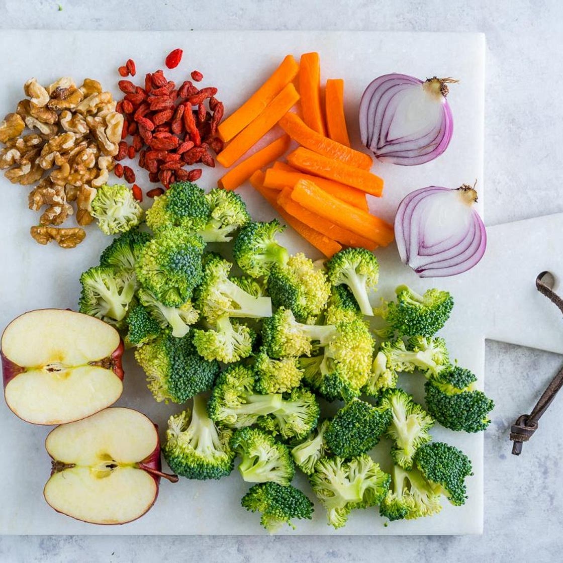 Broccoli + Crisp Apple Salad