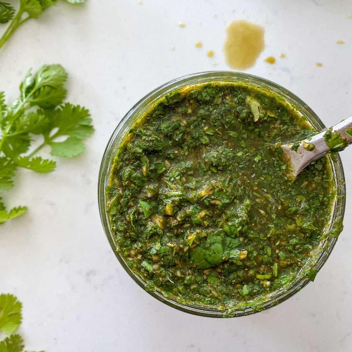 Oil Free Chimichurri Sauce