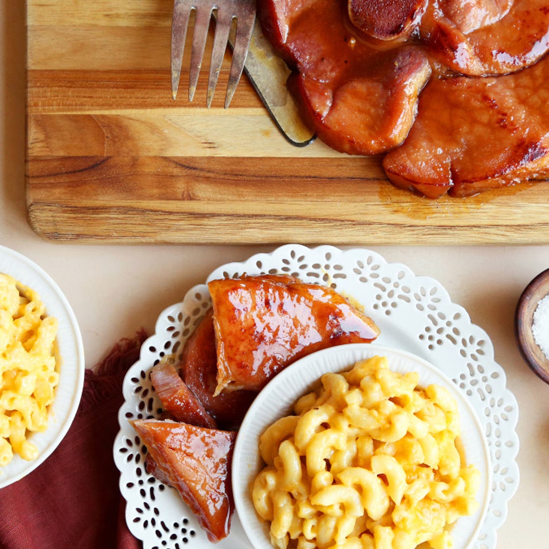 Maple Glazed Ham Steak