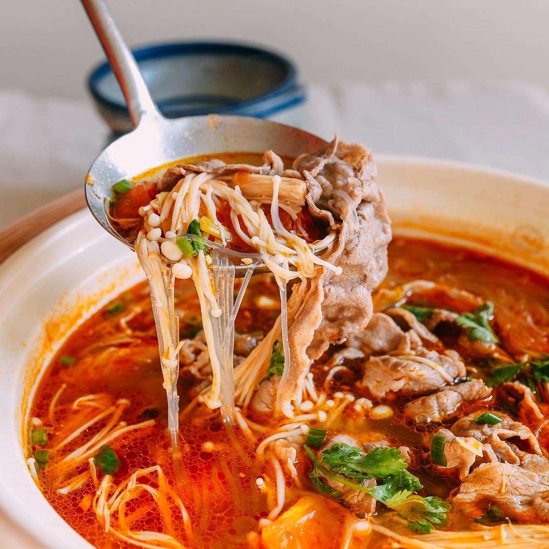 Tomato Hot Pot with Beef
