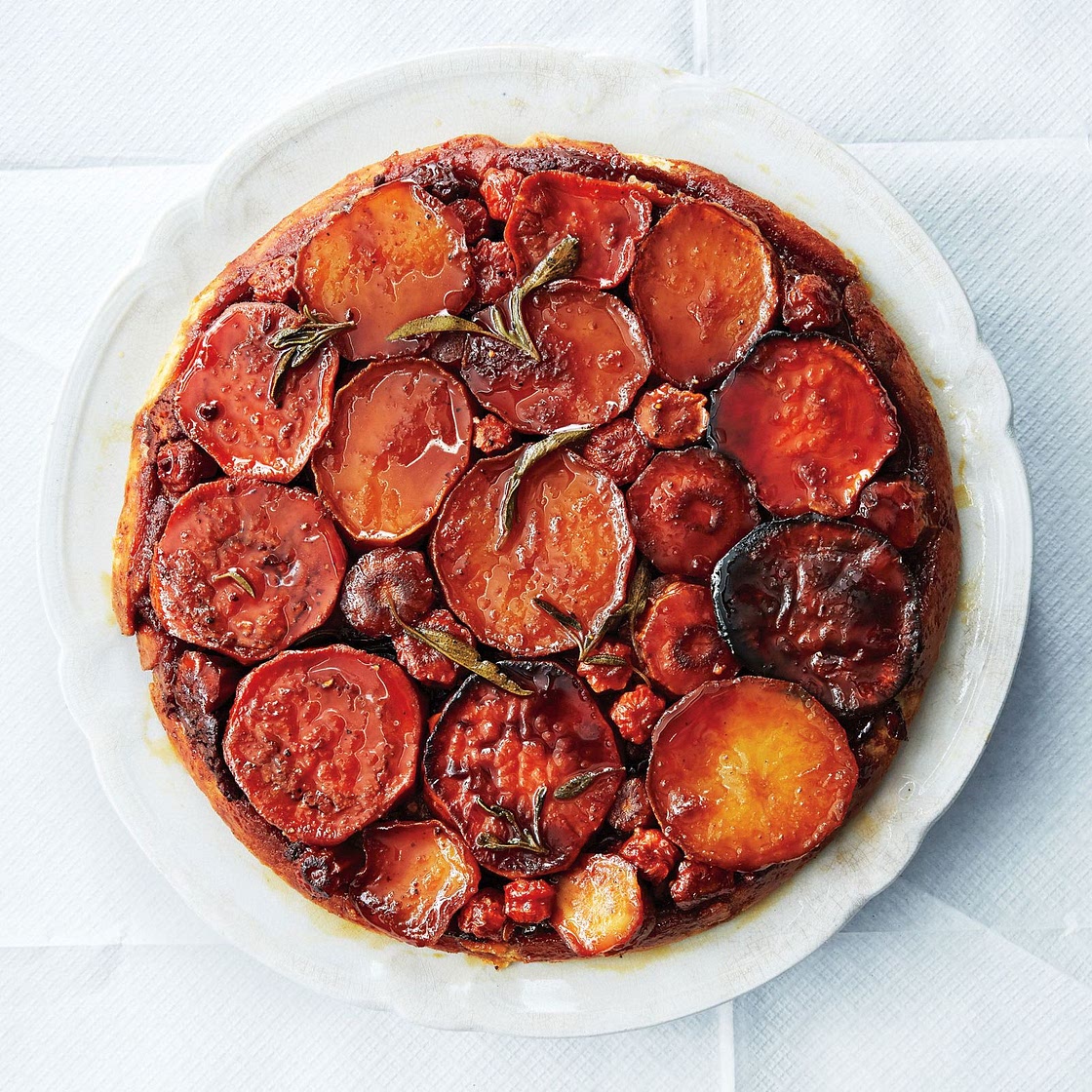 Root Vegetable Tarte Tatin