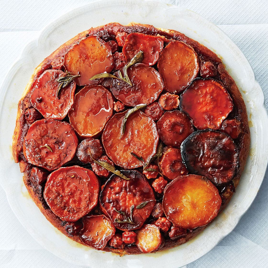 Root Vegetable Tarte Tatin