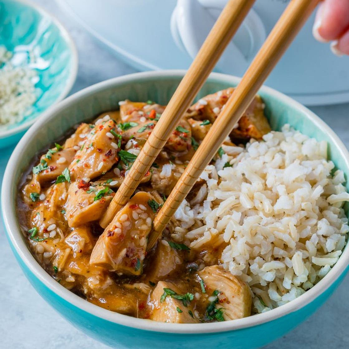 Tangy Crockpot Sesame Chicken Recipe