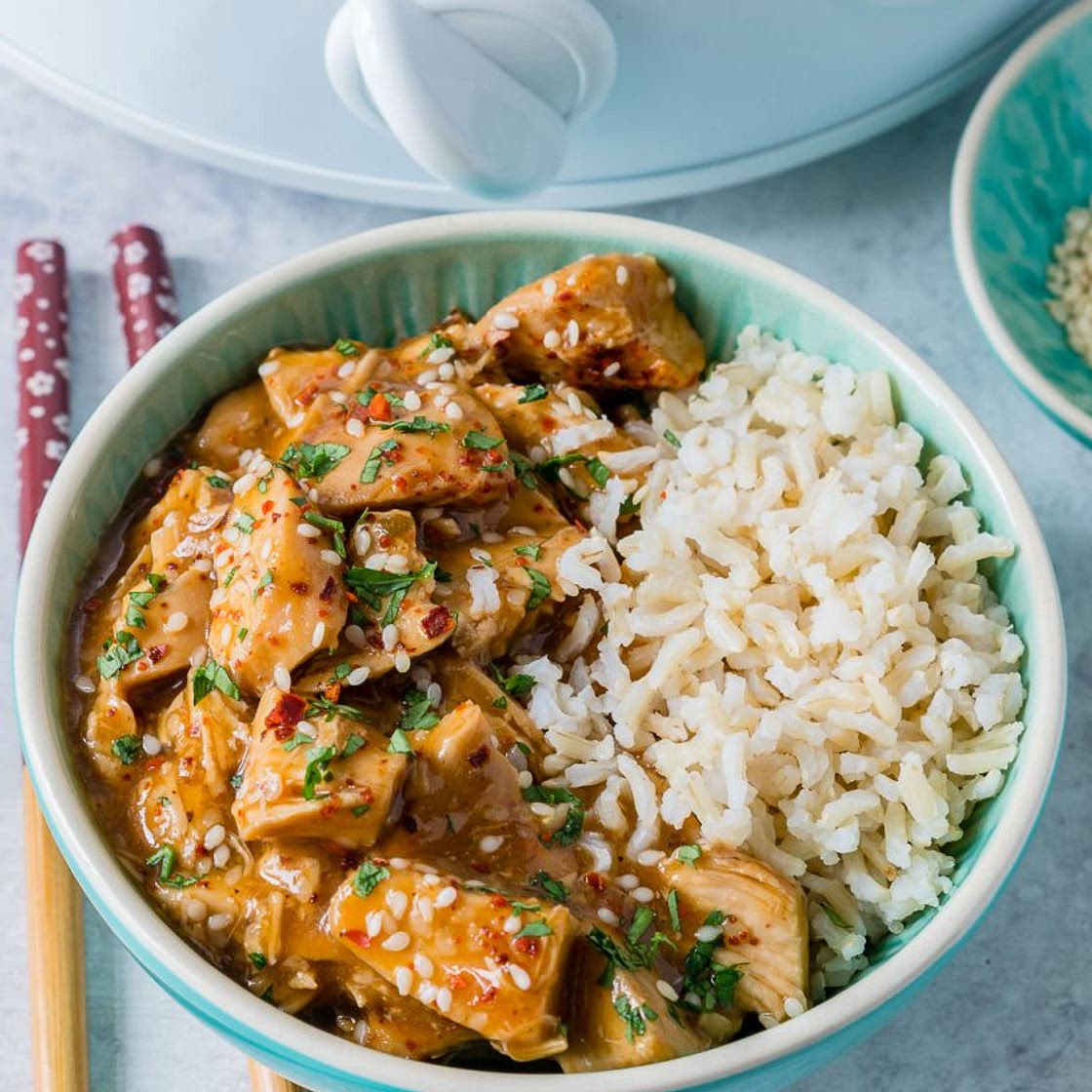 Tangy Crockpot Sesame Chicken Recipe