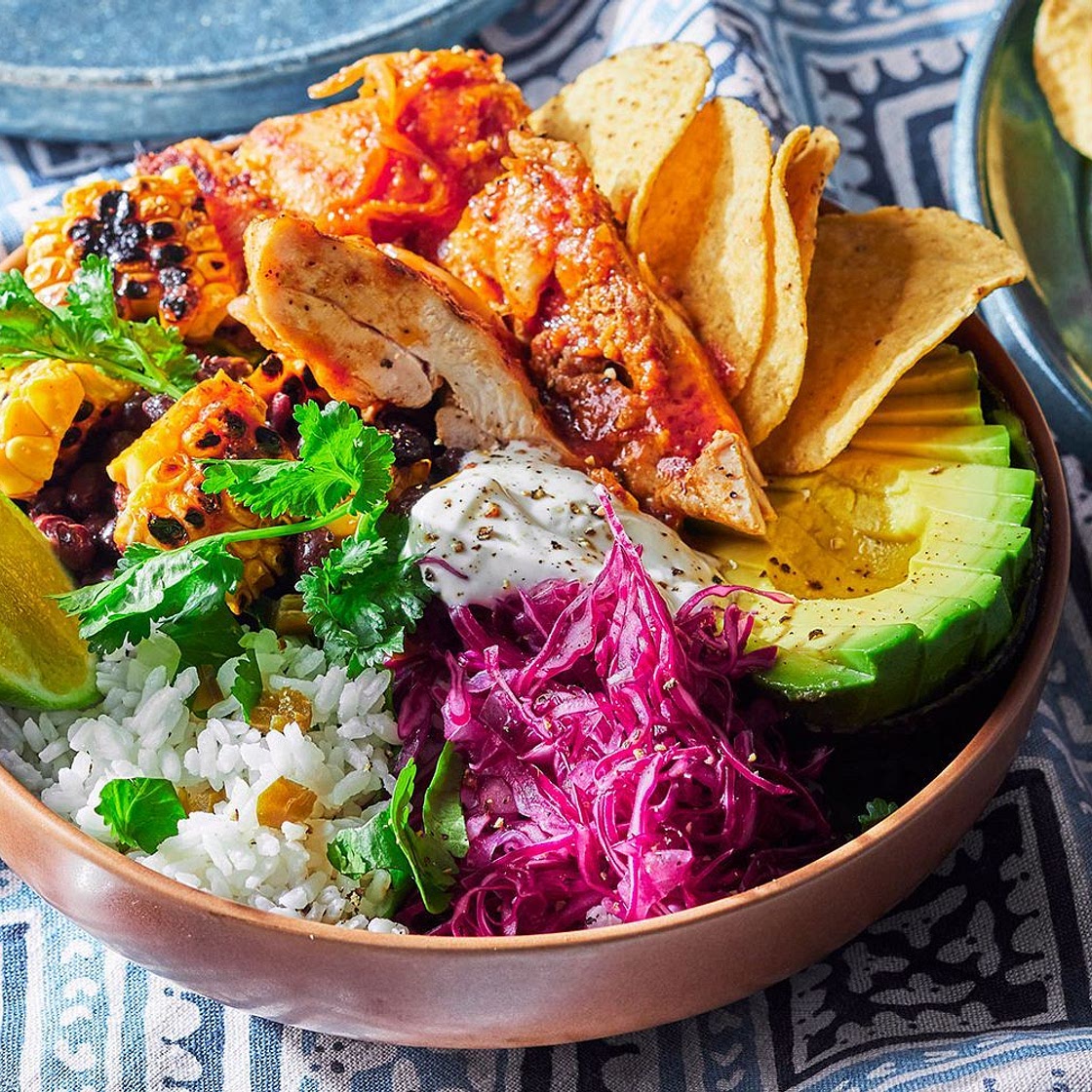 Chicken burrito bowl