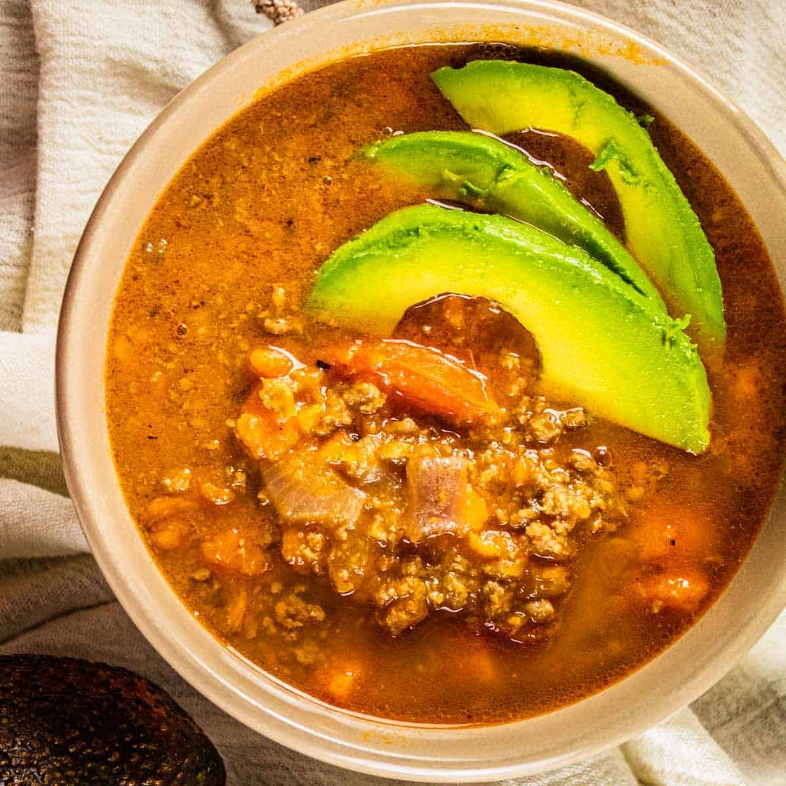 Sweet Potato Turkey Chili