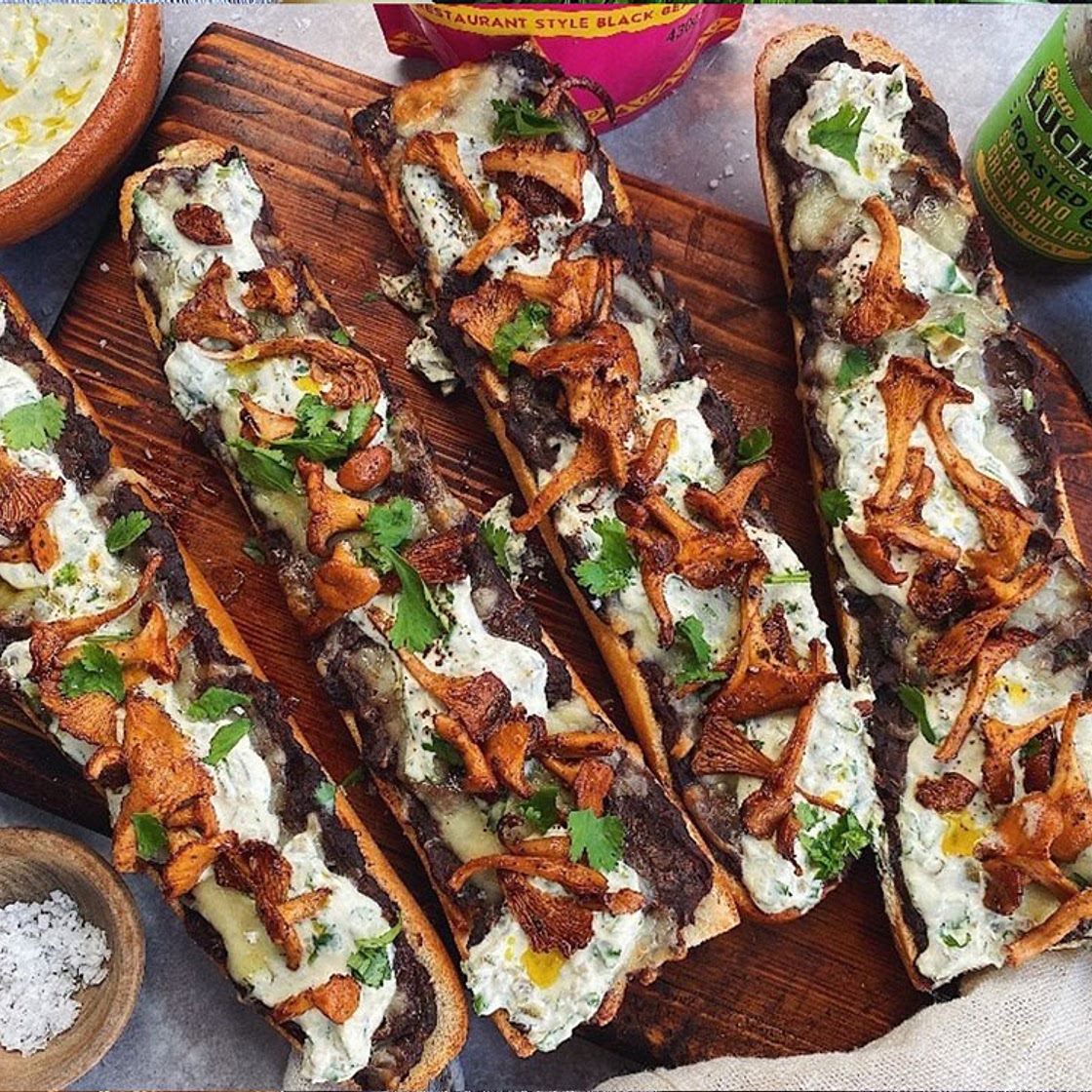 Mushroom Molletes