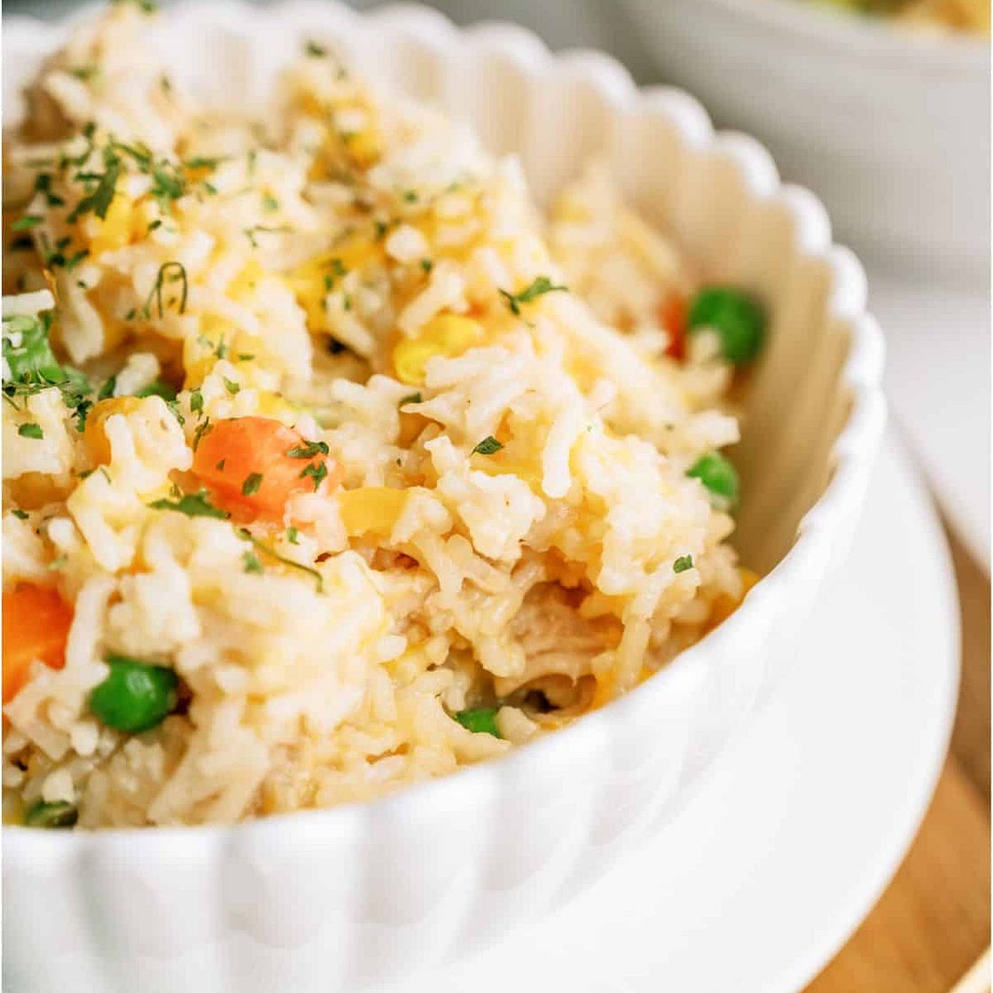 Instant Pot Cheesy Chicken and Rice