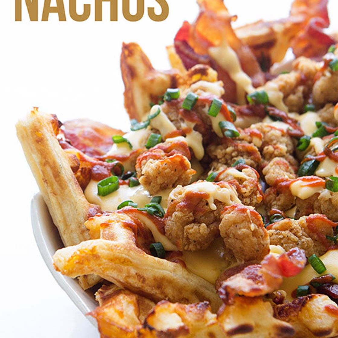 Chicken and Waffles Nachos