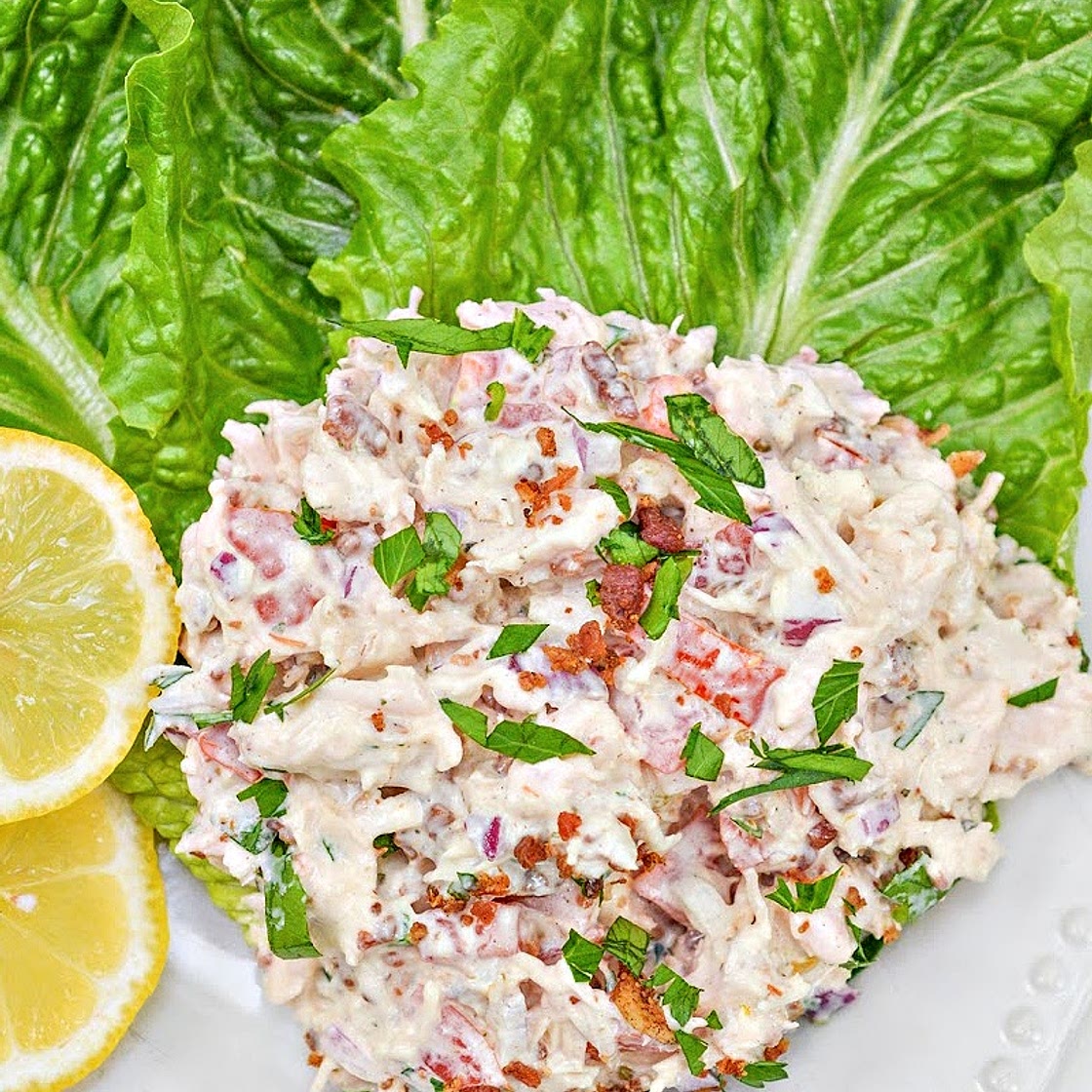 Low-Carb Chicken Bacon Ranch Chicken Salad
