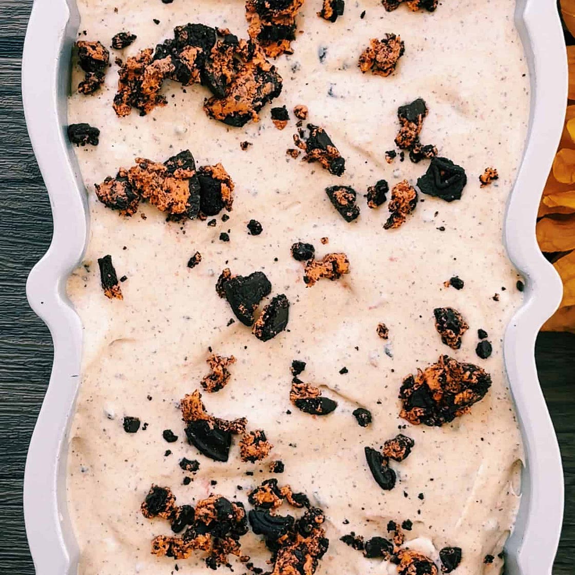Salted Pumpkin Ice Cream with Pumpkin Cookie Crumbles