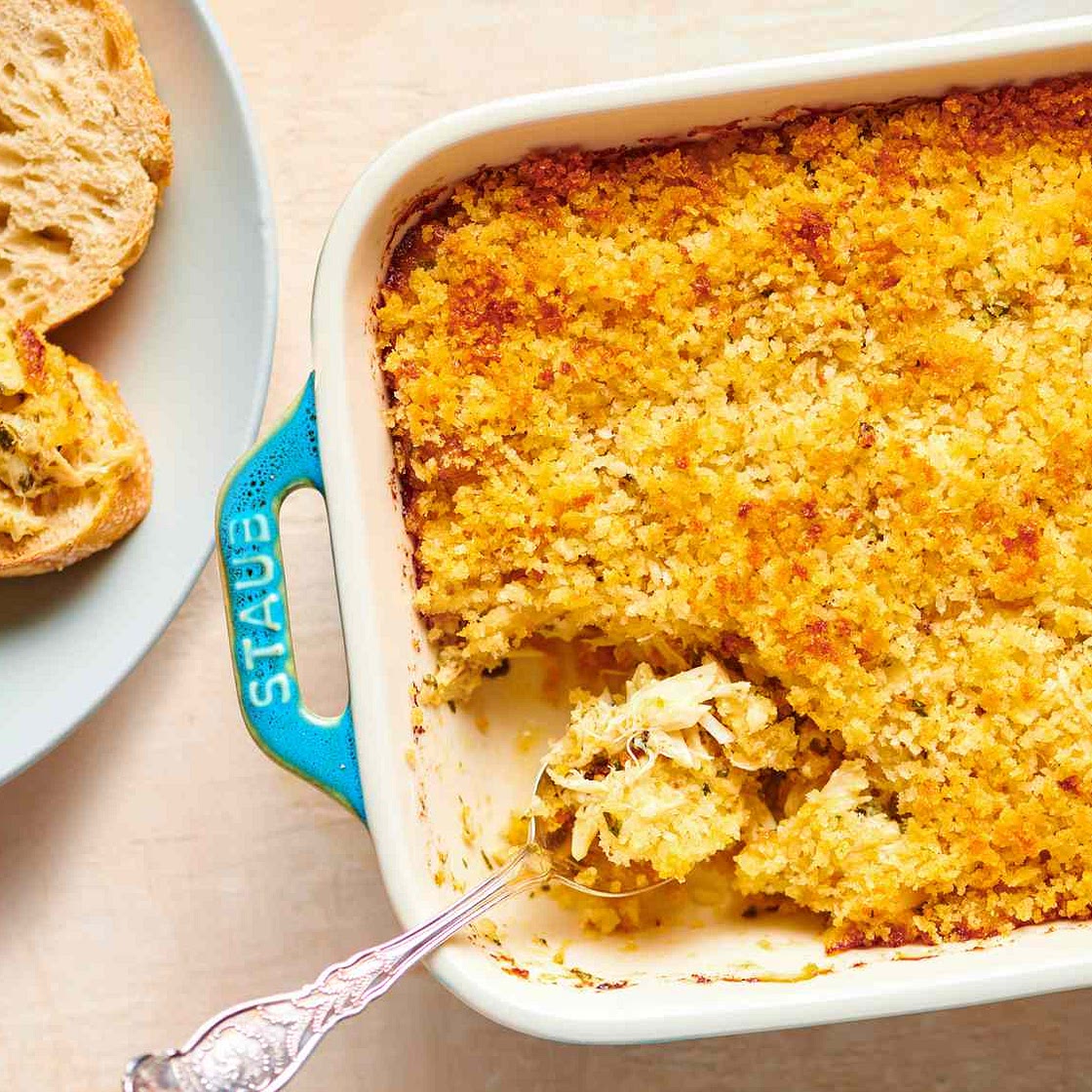 Maryland Crab Imperial With Buttery Golden Bread Crumbs Recipe