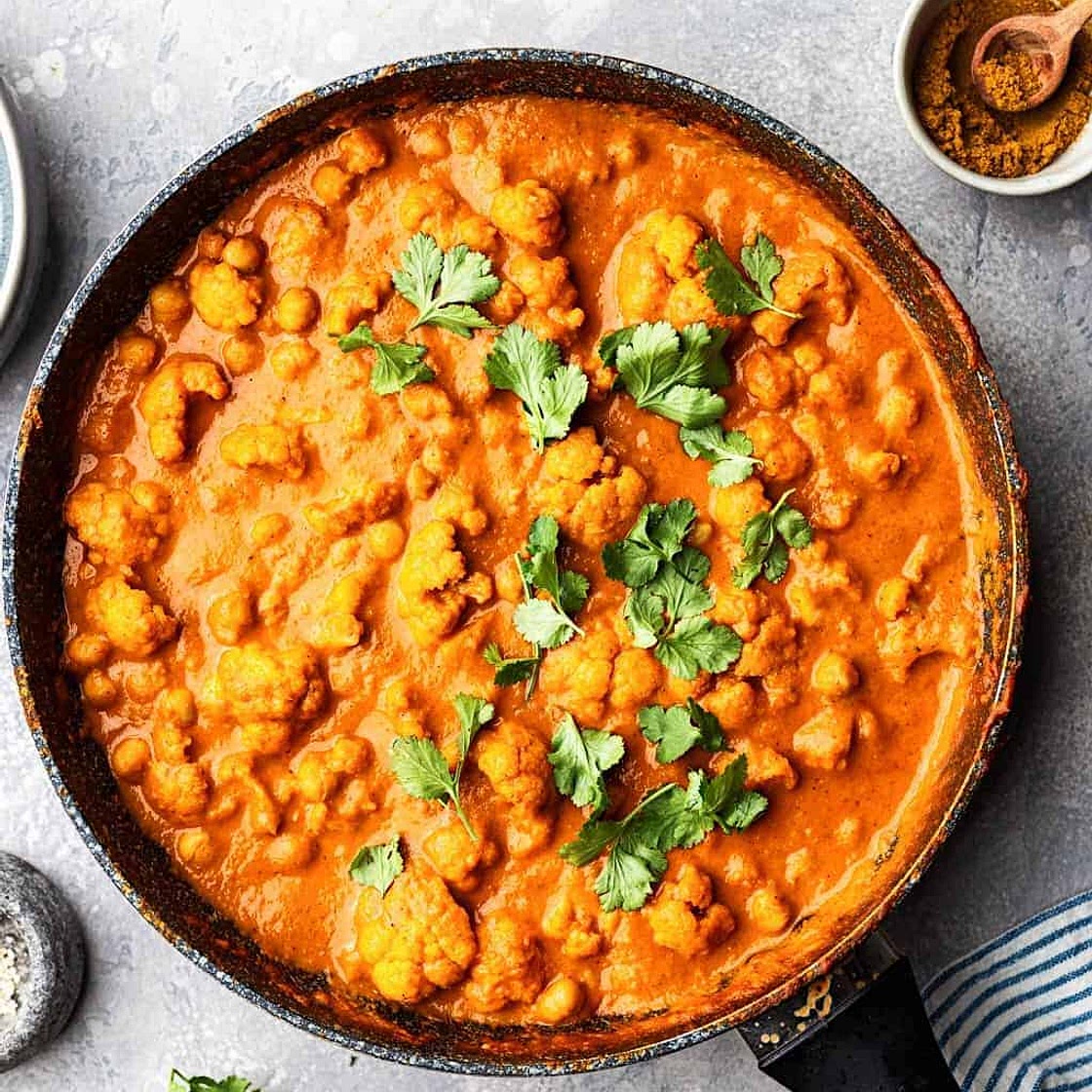 Cauliflower and Chickpea Curry