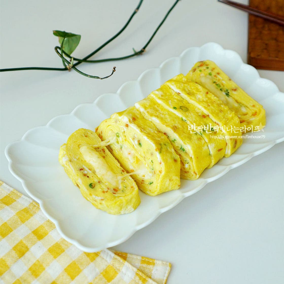 모짜렐라 치즈 계란말이 만드는법 야채 계란말이 달걀말이