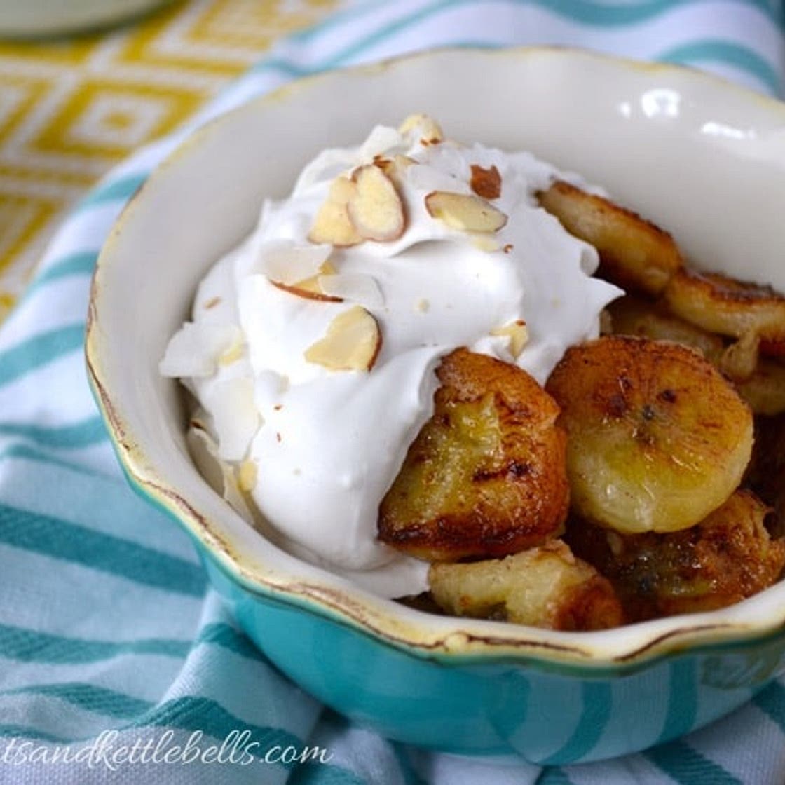 Pan-Fried Bananas with Coconut Cream
