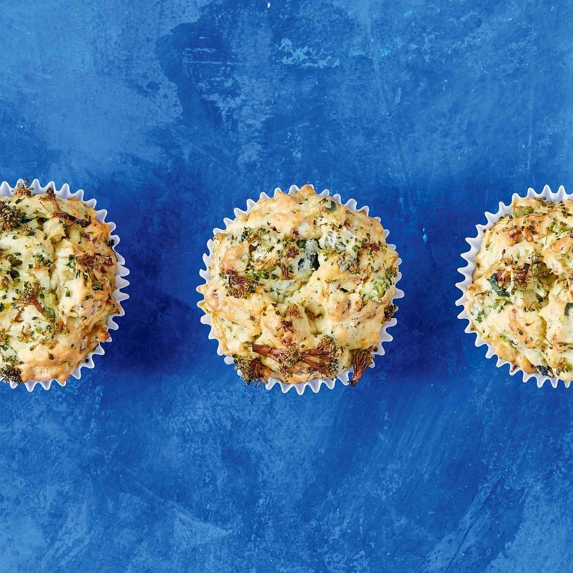Super-greens muffins recipe
