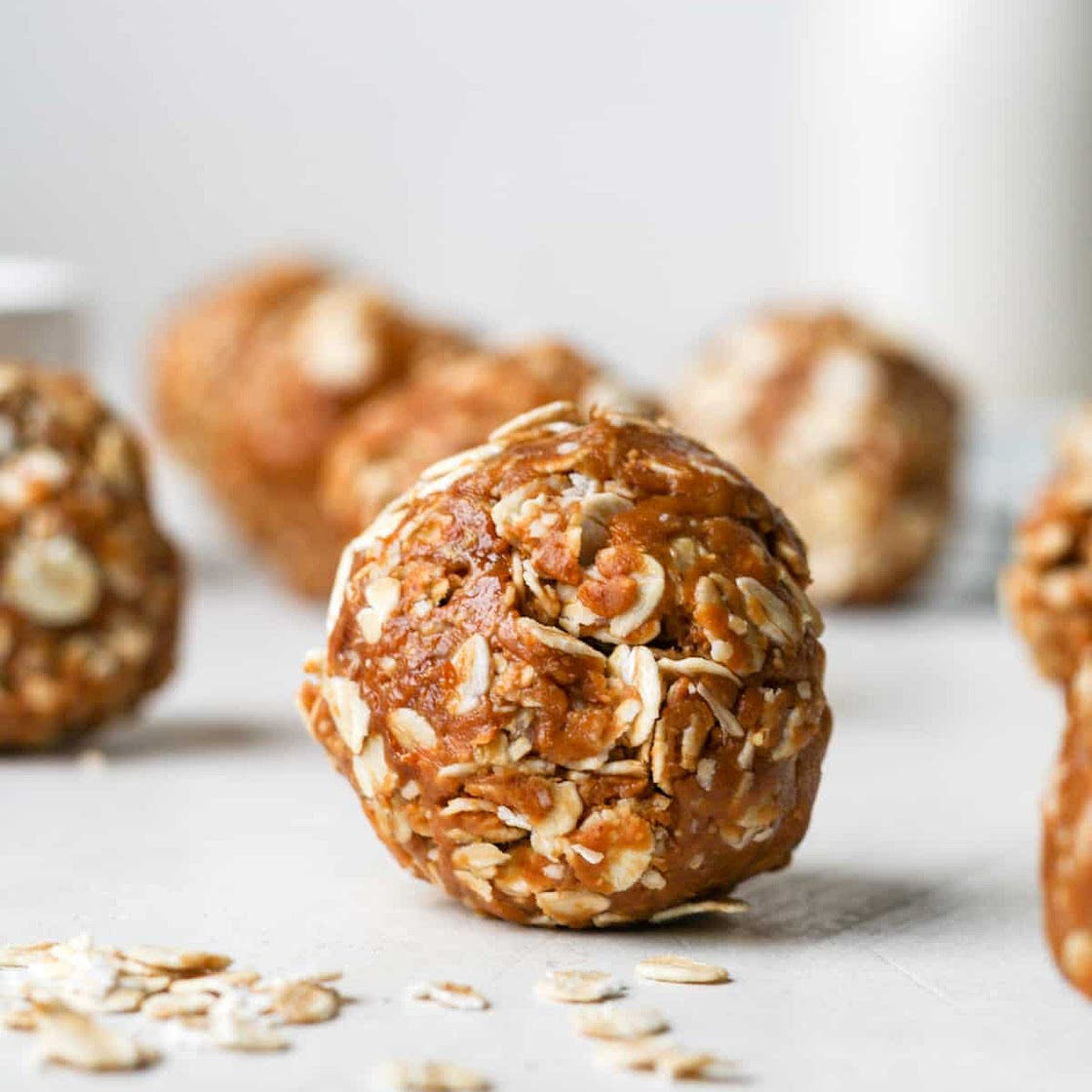 3 Ingredient Peanut Butter Oatmeal Balls