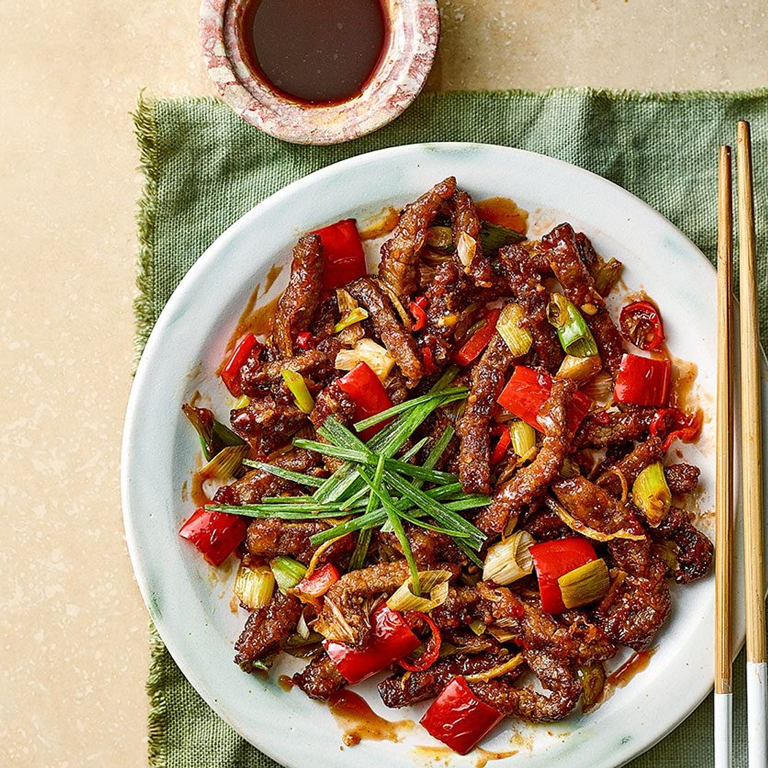 Air fryer crispy chilli beef