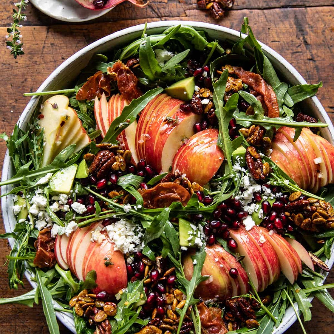 Autumn Harvest Honeycrisp Apple and Feta Salad