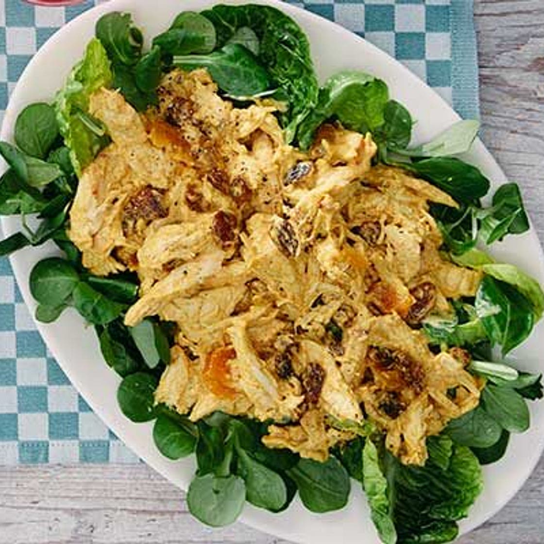 Easy coronation chicken
